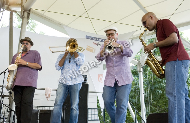 Joe Lovano, Robin Eubanks, Dave Douglas, Miguel Zenon - Paris Jazz Festival, 26 juillet 2008