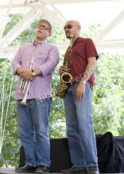 Dave Douglas, Miguel Zenon - Paris Jazz Festival, 26 juillet 2008