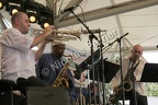 Stéphane Belmondo, Yusef Lateef, Lionel Belmondo - Paris Jazz Festival, 29 juillet 2006