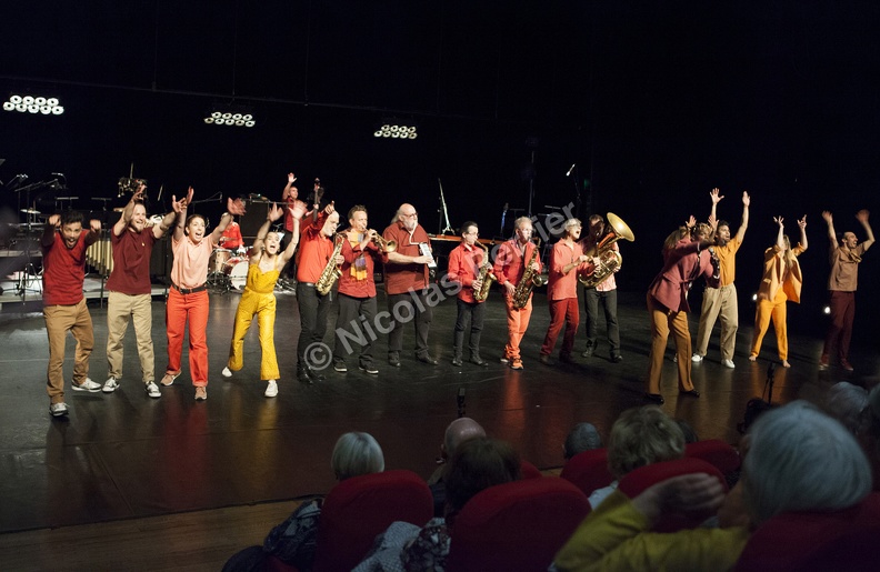 Andy Emler MegaOctet, L?a Cazaudan - Le Perreux-sur-Marne 16 mai 2023