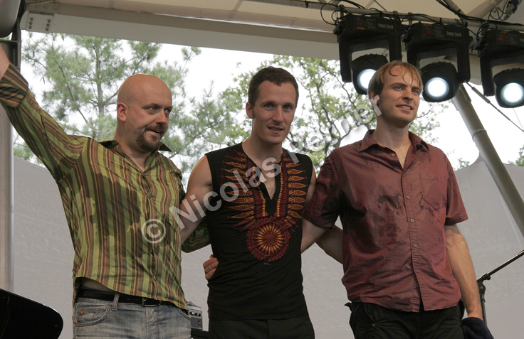 Bojan Zulfikarpasic, Rémi Vignolo, Ari Hoenig - Parc Floral de Paris, 23 juillet 2006