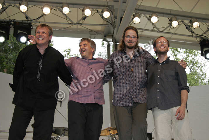 Benoît Sourisse, André Charlier, Stéphane Guillaume, Pierre Perchaud - Parc Floral de Paris, 22 juillet 2006 - NP2006-261.JPG NP2006-261.JPG