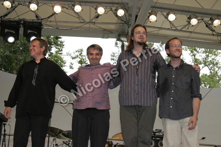 Benoît Sourisse, André Charlier, Stéphane Guillaume, Pierre Perchaud - Parc Floral de Paris, 22 juillet 2006 - NP2006-262.JPG NP2006-262.JPG